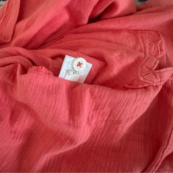 SOUTHERN TIDE Men’s Watermelon Red Sun Farer Slub Cotton Short Sleeve Polo L - Picture 10 of 10